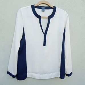 Ann Taylor Off White Dress Top Petite Small SP